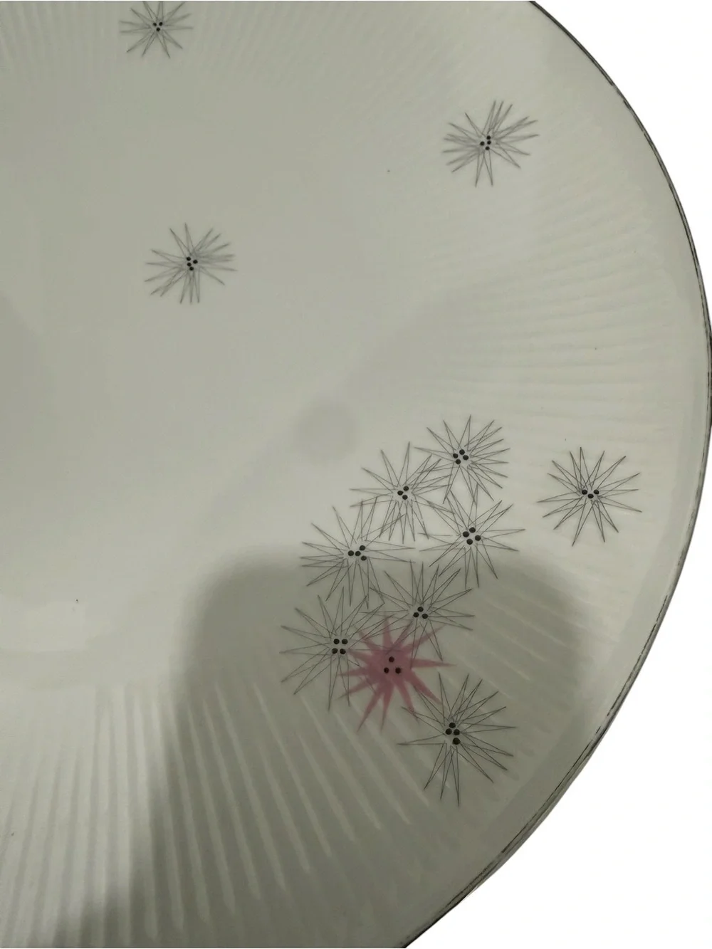 Thomas Germany Rosenthal Porcelain MCM Atomic Starburst Platter 7529 Design